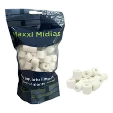 Midia Biologica Maxxi Aneis 1kg Com Bolsa Aquario Sump Foto mini 1