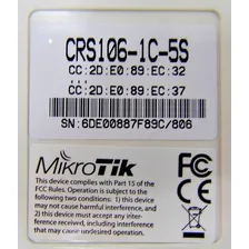 Mikrotik Cloud Router Switch Crs106-1c-5s L5 Foto mini 2