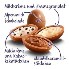 Milka Mini Bombons Ovinhos Recheio Knister 86g Foto mini 2