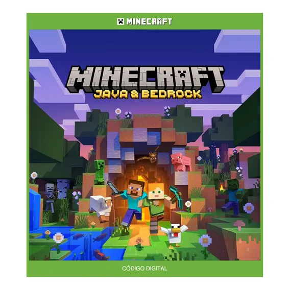 Minecraft: Java & Bedrock Edition Pc - Código 25 Díg (tr) Foto 1