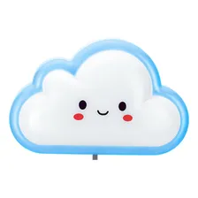 Mini Abajur De Tomada Infantil Luz Led Nuvem Foto mini  3