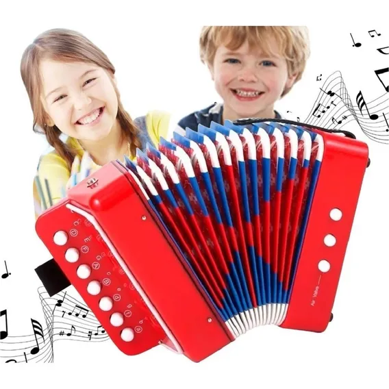 Mini Acordeon Sanfona Infantil Foto 1
