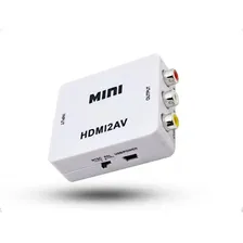 Mini Adaptador Conversor De Hdmi Para Video Composto Rca 2av Foto mini 1