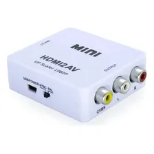 Mini Adaptador Conversor De Hdmi Para Video Composto Rca 2av Foto mini 2