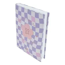 Mini Agenda Executiva Quadriculado Rosa Foto mini 1