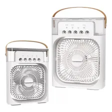 Mini Ar Condicionado Umidificador Ventilador Portátil Luz Foto mini  2