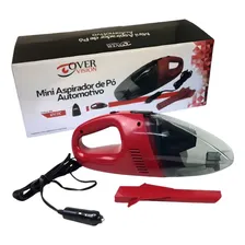 Mini Aspirador Pó Automotivo Portátil 12v Vermelho Foto  mini 1