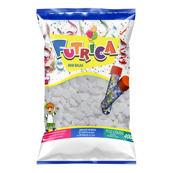 Mini Balas De Coco Tradicional - 400g Foto 1