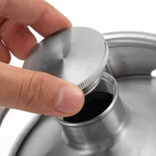 Mini Barril Inox Para Cerveja 5 Litros Keg Growler Chopp Foto mini 3