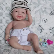 Mini Bebê Reborn De Silicone Sólido Foto mini  3