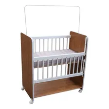 Mini Berço Bed Side New Baby Colchão Grade Móvel Cor Nature Foto mini  2