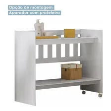 Mini Berço Tigus Baby Rubi Funcional 94x80cm Branco Foto mini 4