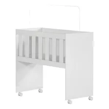 Mini Berço Tigus Baby Rubi Funcional 94x80cm Branco Foto  mini 1