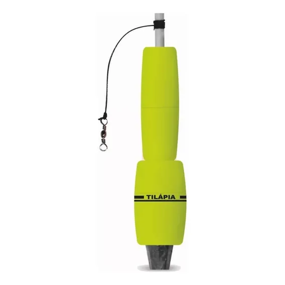Mini B贸ia Torpedo Til谩pia 20 Gramas Jr Pesca Cor Amarelo Foto 1