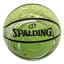 Mini Bola Spalding Basquete Camo Unissex - Verde Foto mini 4