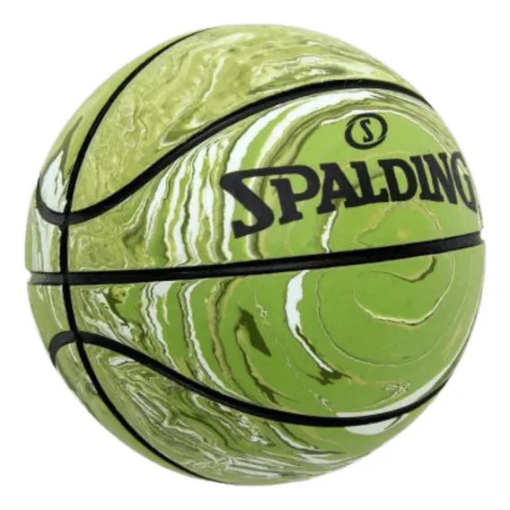Mini Bola Spalding Basquete Camo Unissex - Verde Foto 1