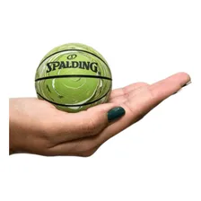 Mini Bola Spalding Basquete Camo Unissex - Verde Foto mini 3