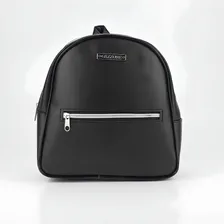 Mini Bolsa Mochila Feminina Mochilinhas De Costas Alça Otima Cor Preto Desenho Do Tecido Liso Foto  mini 1