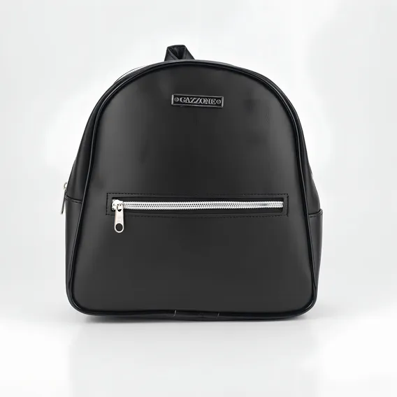 Mini Bolsa Mochila Feminina Mochilinhas De Costas Alça Otima Cor Preto Desenho Do Tecido Liso Foto 1