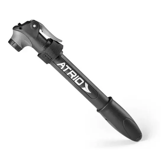 Mini Bomba De Encher Pneu Bico Para Bicicleta Atrio Bl143 Cor Preto Foto 1