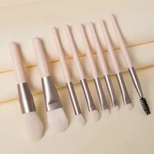 Mini Brush Kit C/ 16 Pincéis De Maquiagem Portátil P/ Viagem Foto mini  3