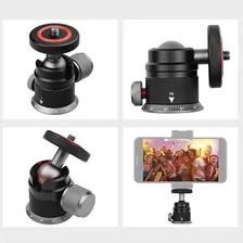 Mini Cabeça Esférica Ball Head Panorâmica 360° Com Escala Cor Preto Foto mini 4