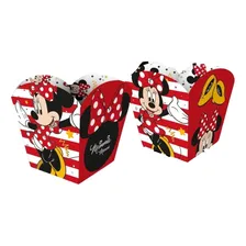 Mini Cachepot Pequeno Minnie Mouse C/4un - Regina Foto mini 1