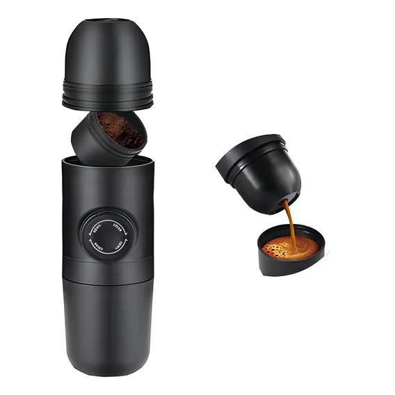 Mini Cafeteira Máquina De Café Expresso Portátil Exterior Foto 1