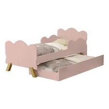 Mini Cama Angel Com Auxiliar Em Mdf Rose Foto mini  2