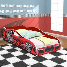 Mini Cama Carro Speedy Racing New 150x70 Cm - Vermelho Foto  mini 1