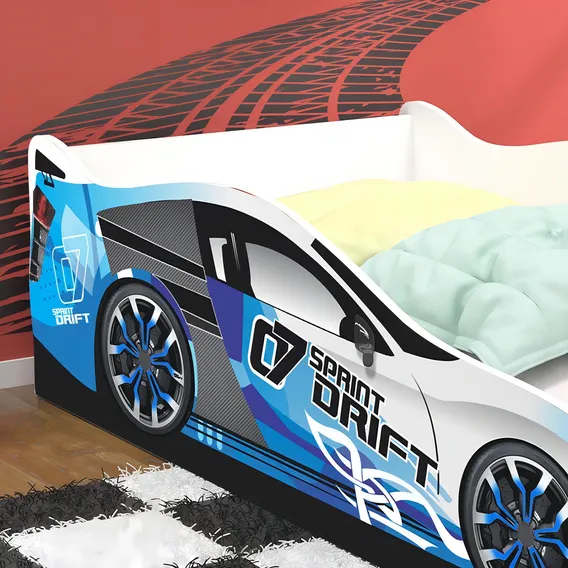 Mini Cama Carro Sprint - Azul - Rpm Móveis 7232 Foto 1