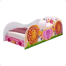 Mini Cama Carruagem P/ Meninas Unicórnio C/ Proteção Lateral Cor Princesa Encantada Foto mini 1