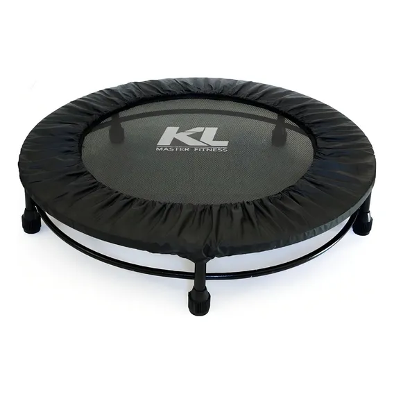 Mini Cama Elástica Preto Jump 150 Kg + Capa Protetora + Dvd Foto 1