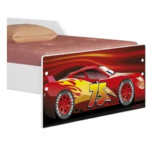 Mini Cama Infantil 148x68cm Proteção Lateral Carro Vermelho Foto mini 4