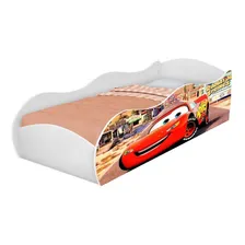 Mini Cama Infantil Carro Para Meninos Cor Carros Vermelho Foto mini 1