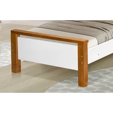 Mini Cama Infantil Com Pés Proteção Lateral Cama Infantil Padrão Para Criança Tamanho Mini Cama Mdf / Madeira Meli Foto mini 4