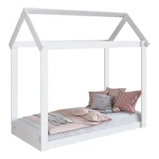 Mini Cama Infantil Montessoriano Meu Fofinho Branco Foto mini 2