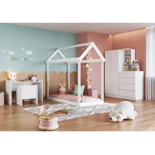Mini Cama Infantil Montessoriano Meu Fofinho Branco Foto mini 4