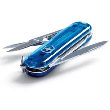Mini Canivete Suíço Classic Victorinox Azul Translúcido 7f Cor Azul-translúcido Foto mini  2