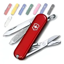 Mini canivete suíço classic Victorinox vermelho 7f 0.6223G Foto mini 1