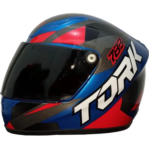 Mini Capacete Pro Tork Tork Edition Vermelho/azul Foto 1