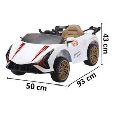 Mini Carro Elétrico 12v Gtxv Controle Remoto Importway Foto mini  3