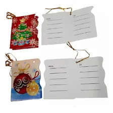 Mini Cartão De Natal Indetificação De/para Sortidos 8 Un Foto mini 2