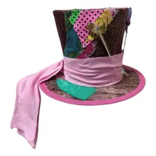 Mini Cartola Chapeleiro Maluco Luxo Cor Marrom Foto mini 4