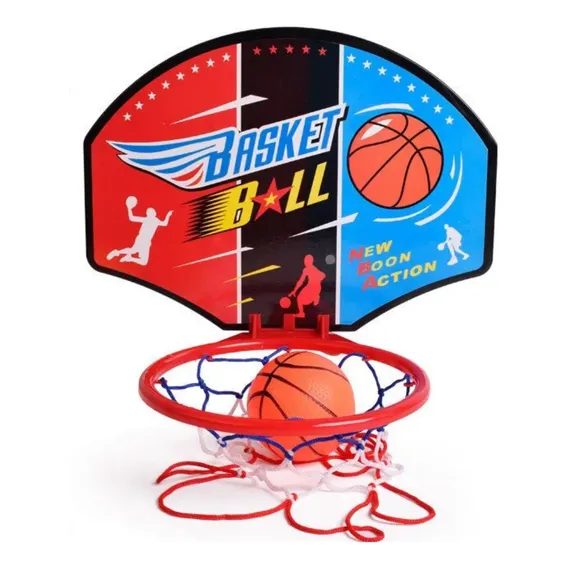 Mini Cesta De Basquete Infantil Com Tabela E Bola 21cm Foto 1