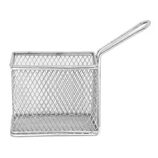 Mini Cestinha Retangular Em Aço Inox Inovadora Mimo Style Foto mini 4