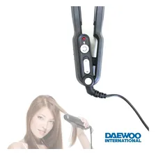Mini Chapinha de Cabelo Daewoo DHC-2056 Prancha Alisadora de Cerâmica Preto 110v Foto mini  3