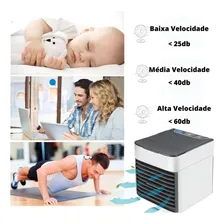 Mini Climatizador Umidificador Portátil - Valecom Foto mini 4