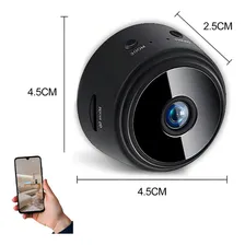 Mini Câmera Segurança Visão Noturna + Cartao Memoria 32 Gb Cor Preto Foto mini 2
