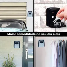 Mini Cofre Parede Para Chaves Jóias Dinheiro Segurança Pado Foto mini 2